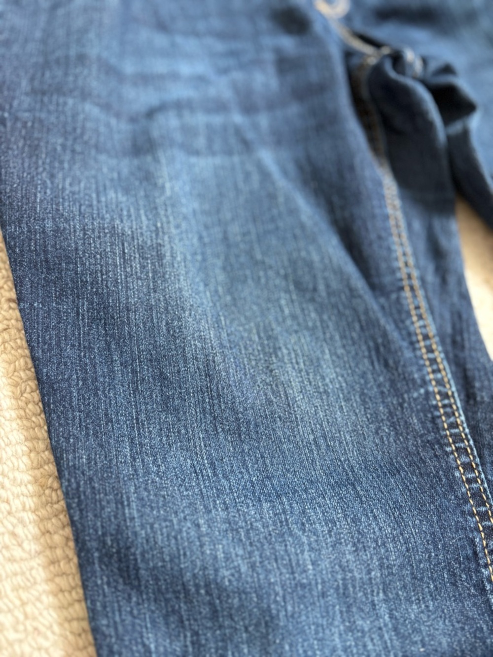 Old Navy Maternity Dark Wash Skinny Ankle Jeans Over Belly Panel Size 8 Regular - Picture 2 of 9